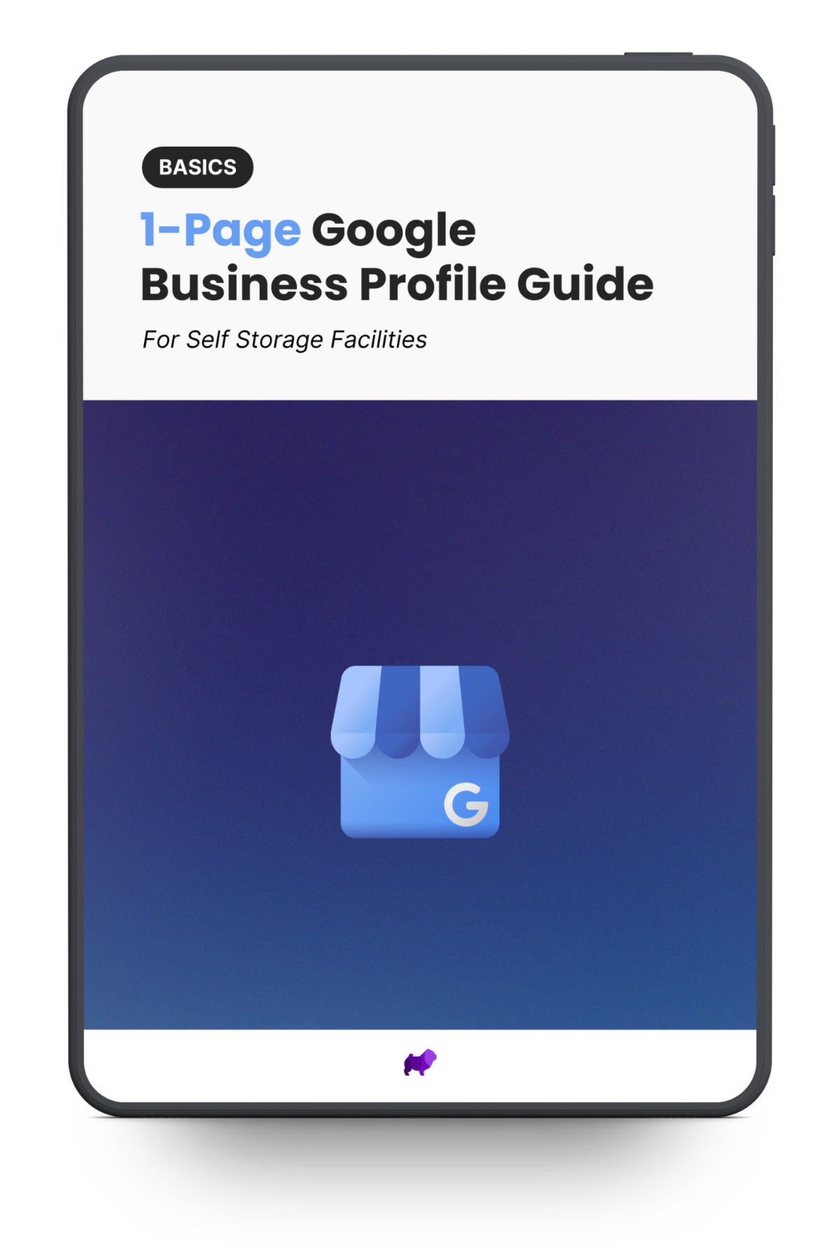 1-Page Google Business Profile Guide - Cover